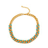 Alloy Hip Hop Geometric Diamond Cuban Bracelet Unisex Jewelry