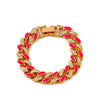 Alloy Hip Hop Geometric Diamond Cuban Bracelet Unisex Jewelry