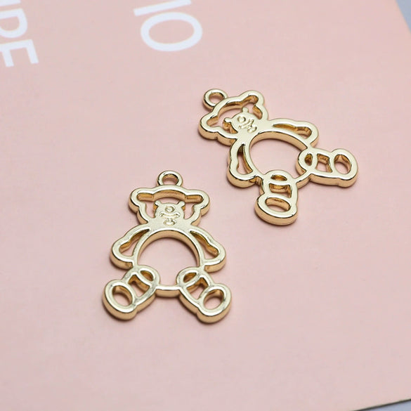 Alloy Hip Hop Style Beauty Girl Warrior Skull Teddy Bear Pendant Jewelry Earrings Necklace Accessories Silver Plated Gold Plated Handmade