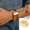 Alloy Hiphop Fashion Glitter Irregular Men's Bracelet With Electroplating