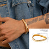 Alloy Hiphop Fashion Glitter Irregular Men's Bracelet With Electroplating