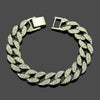 Alloy Hiphop Geometric Diamond Men's Bracelet Jewelry