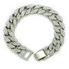 Alloy Hiphop Geometric Diamond Men's Bracelet Jewelry