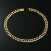 Alloy Hiphop Geometric Diamond Men's Cuban Chain Necklace