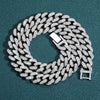 Alloy Hiphop Men's Cuban Chain Diamond Necklace