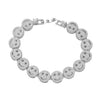 Alloy Hiphop Style Diamond Smiley Face Men's And Unisex Bracelet