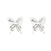 Alloy Hollow Insect Shaped Electroplated Women's Light Luxury Animal Style Earrings