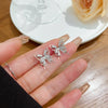 Alloy Hollow Insect Shaped Electroplated Women's Light Luxury Animal Style Earrings
