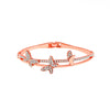 Alloy Hollow Love Geometric Electroplated Bracelet Fashion Temperament Watch Accessories