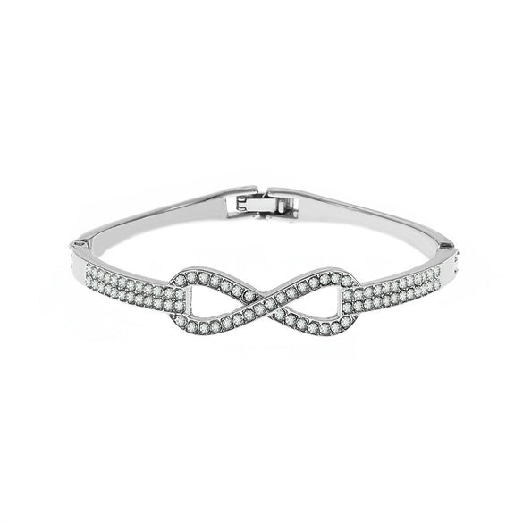 Alloy Hollow Love Geometric Electroplated Bracelet Fashion Temperament Watch Accessories