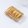 Alloy Hollowout Woven Elastic Ladies Bracelet With Geometric Style And Electroplating