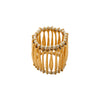 Alloy Hollowout Woven Elastic Ladies Bracelet With Geometric Style And Electroplating