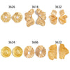 Alloy Imitation Pearl Asymmetrical Petal Geometric Earrings With Stainless Steel Ear Needles And Electroplating