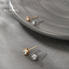 Alloy Inlaid Zircon Geometric Electroplated Simple Women's Earrings