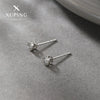 Alloy Inlaid Zircon Geometric Electroplated Simple Women's Earrings