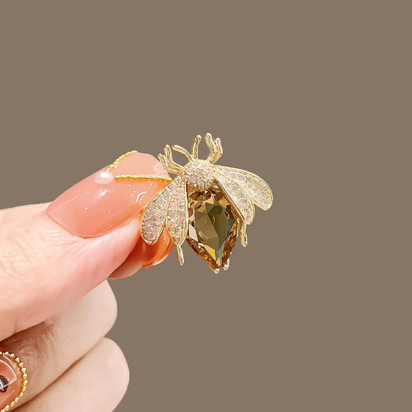 Alloy Insect Brooch Electroplated Trendy Highend Coat Suit Decoration For Men And Women