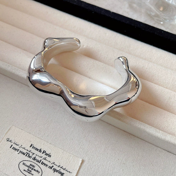 Alloy Irregular Geometric Electroplated Bracelets For Women Stylish Cool Jewelry