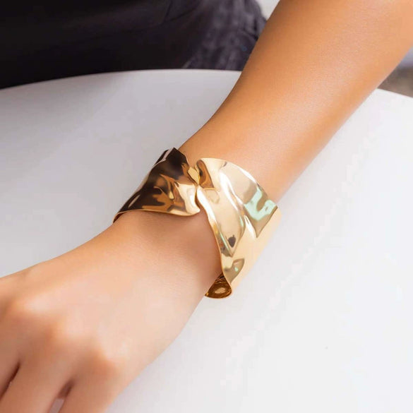 Alloy Irregular Geometric Electroplated Bracelets For Women Stylish Cool Jewelry