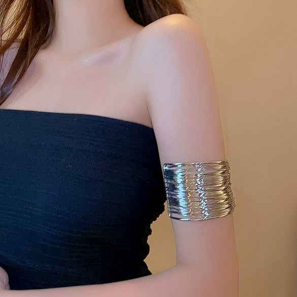 Alloy Irregular Geometric Electroplated Bracelets For Women Stylish Cool Jewelry