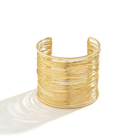 Alloy Irregular Geometric Electroplated Bracelets For Women Stylish Cool Jewelry