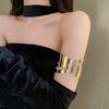 Alloy Irregular Geometric Electroplated Bracelets For Women Stylish Cool Jewelry