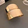 Alloy Irregular Geometric Electroplated Bracelets For Women Stylish Cool Jewelry