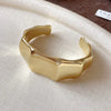 Alloy Irregular Geometric Electroplated Bracelets For Women Stylish Cool Jewelry