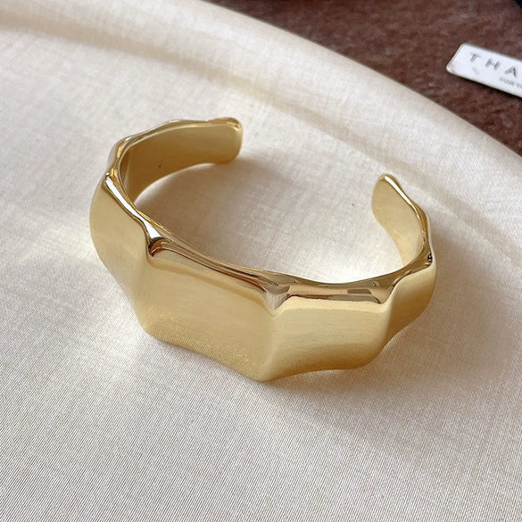 Alloy Irregular Geometric Electroplated Bracelets For Women Stylish Cool Jewelry