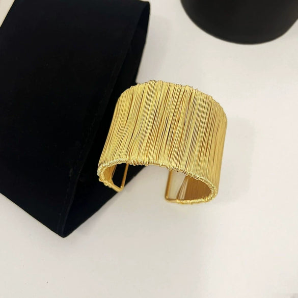 Alloy Irregular Geometric Electroplated Bracelets For Women Stylish Cool Jewelry
