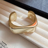 Alloy Irregular Geometric Electroplated Bracelets For Women Stylish Cool Jewelry
