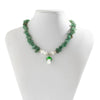 Alloy Irregular Gravel Collarbone Necklace With Star And Geometric Pattern Electroplated For Women