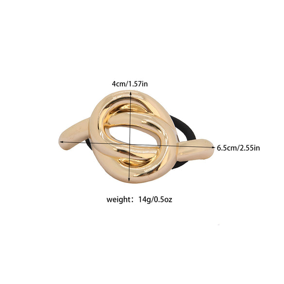 Alloy Irregular Hair Ring Retro Distinctive With Electroplating Treatment