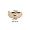 Alloy Irregular Hair Ring Retro Distinctive With Electroplating Treatment