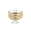 Alloy Irregular Hair Ring Retro Distinctive With Electroplating Treatment