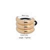 Alloy Irregular Hair Ring Retro Distinctive With Electroplating Treatment