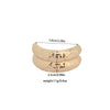 Alloy Irregular Hair Ring Retro Distinctive With Electroplating Treatment