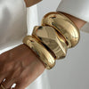 Alloy Irregular Minimalist Electroplated Bracelet
