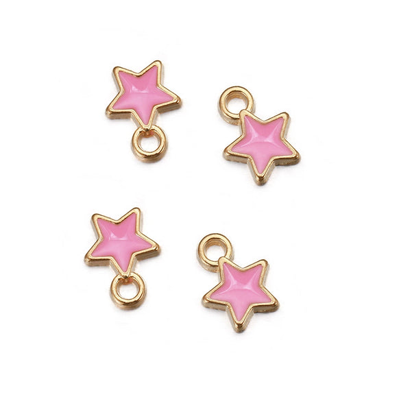 Alloy Jewelry Accessories Fivepointed Star Pendant Electroplated