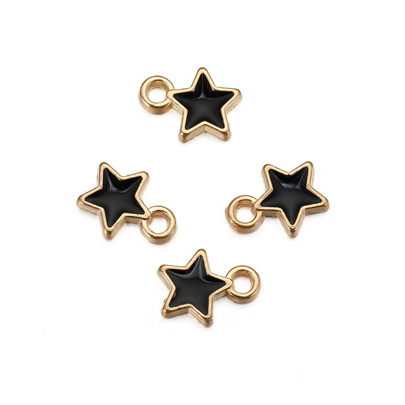 Alloy Jewelry Accessories Fivepointed Star Pendant Electroplated