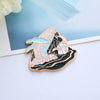 Alloy Jewelry Accessories Material With Starry Sky Astronaut Design And Electroplating Process