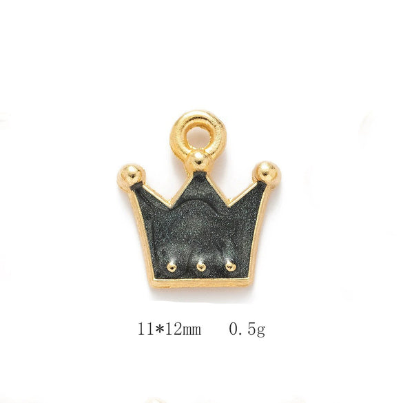 Alloy Jewelry Accessories Minimalist Small Flower Dripping Oil Earrings Bracelet Pendant