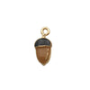Alloy Jewelry Accessories Moon Leaf Pendant With Dripping Oil Technique And Return Pattern Fruit Food Style