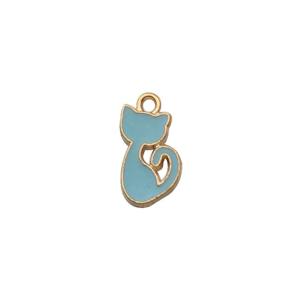 Alloy Jewelry Accessories Moon Leaf Pendant With Dripping Oil Technique And Return Pattern Fruit Food Style