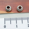 Alloy Jewelry Accessories Pendant Straight Tube Electroplated Handmade Material For Diy Bracelet