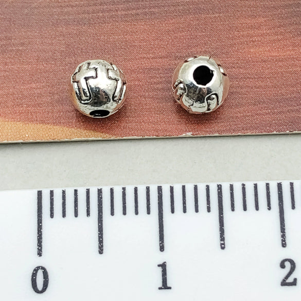 Alloy Jewelry Accessories Pendant Straight Tube Electroplated Handmade Material For Diy Bracelet