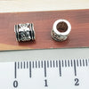 Alloy Jewelry Accessories Pendant Straight Tube Electroplated Handmade Material For Diy Bracelet