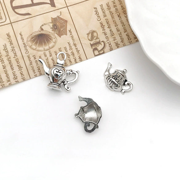 Alloy Jewelry Accessories Retro Stereo Teapot Electroplating For Diy