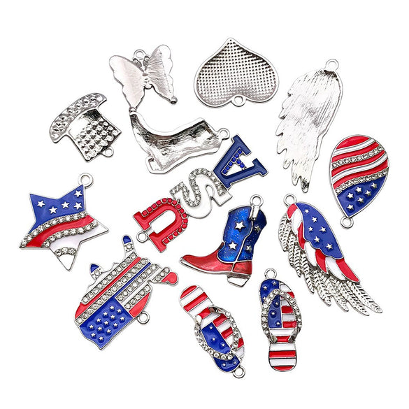 Alloy Jewelry Accessories With Heartshaped Fourleaf Clover And Oil Drop Design Minimalist Style