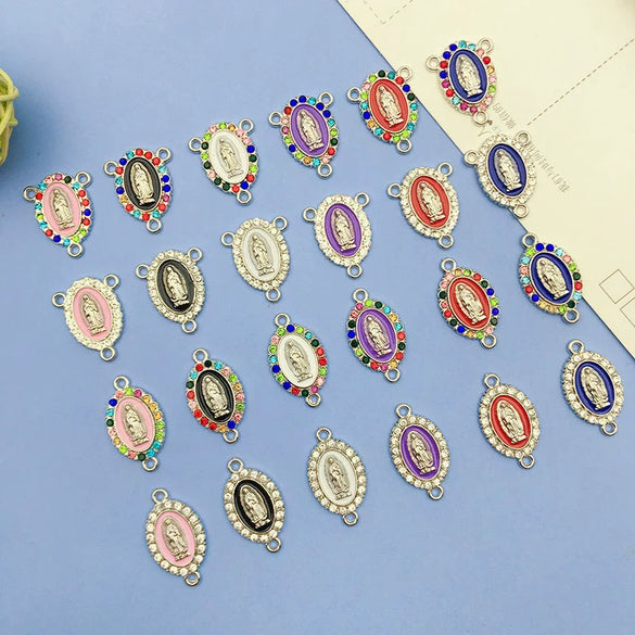 Alloy Jewelry Dripping Oil Small Pendant Accessories For Diy Bracelet Earrings