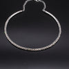 Alloy Jewelry Geometric Pattern Water Wave Chain Diamond Multilayer Collar Necklace